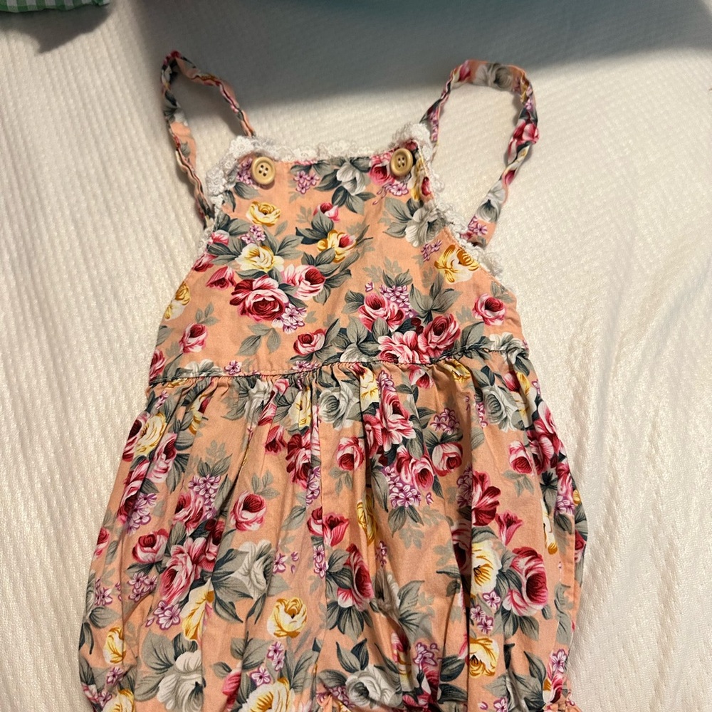 Floral Kids Romper
